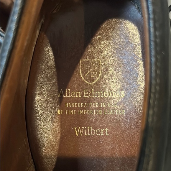 Allen Edmonds Wilbert Black Leather Oxford Shoes with rubber Soles size 12 main image 6